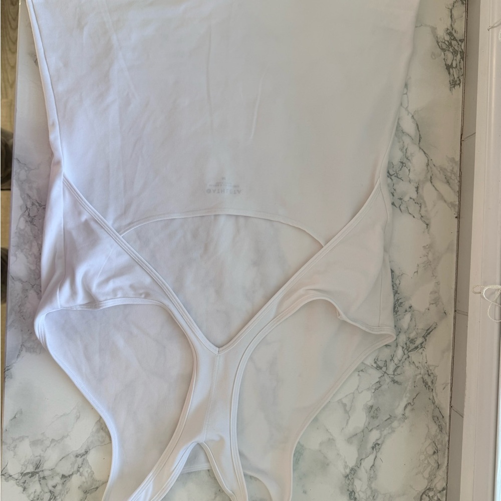 Athleta White Racerback Tank - Picture 6 of 6